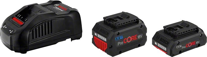 Bosch ProCORE 18V Battery & Charger Set - 4.0Ah + 5.5Ah + GAL 1880 CV