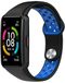 Strap-it Honor Band 6 bracelet de sport - noir/bleu