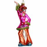 HD Collection Glazen Kerst Ornament Danseres 16.5cm Multi