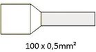 Cimco Adereindhuls Geïsoleerd 0,5mm2 Grijs 100 Stuks