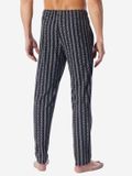 Schiesser Mix+Relax pyjamabroek Heren Eisblau Gestipt 100% Katoen Maat 58