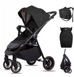 Babylux Buggy Kinderwagen ROMBO Reisbuggy met Ligfunctie, Kleur: Onyx