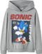 NAME IT Jongens Sweater NKMALFE SONIC NREG SWEAT W HOOD BOX SKY - Maat 122/128 - Katoen/Polyester - Grey Melange