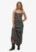 Superdry Maxi-slipdress met schuine snede - Dames - Jurken - Viscose - UK14-EU42 - Grijs Animal Print