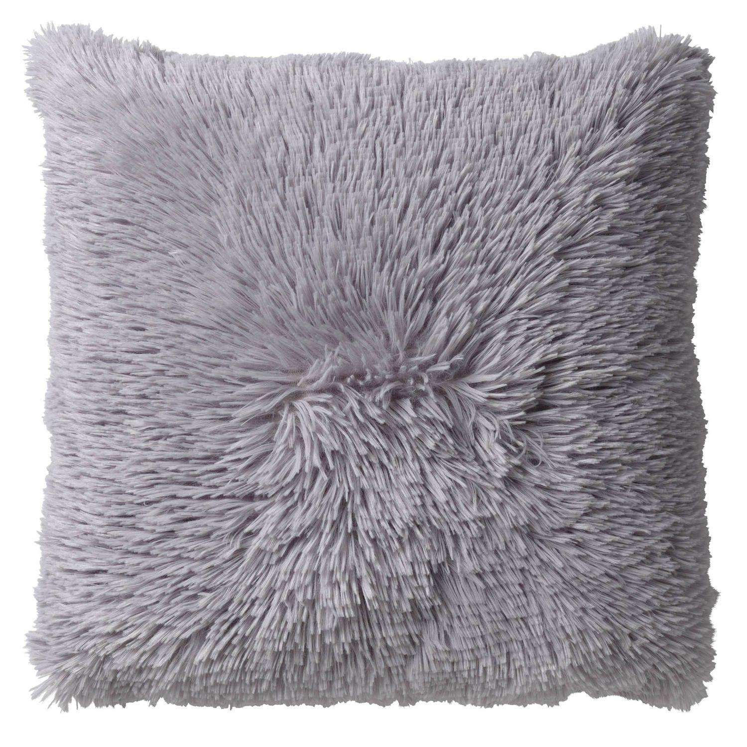 Dutch Decor Fluffy Sierkussen Micro Chip - 60x60 cm - Grijs
