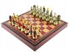 Luxgifts Jeu d'échecs : Grecs vs Romains, figurines peintes à la main