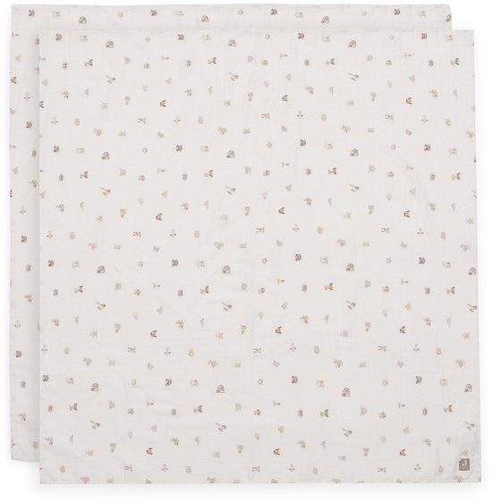 Jollein Hydrofiele Doek Large - 115x115cm - Animal Friends - 2 Stuks
