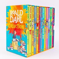 Roald Dahl The Roald Dahl Boxset Collection: 16 Fantastic Stories for Ages 7+ (Charlie and Chocolate Factory, Matilda, BFG, The Twits, and more!)
