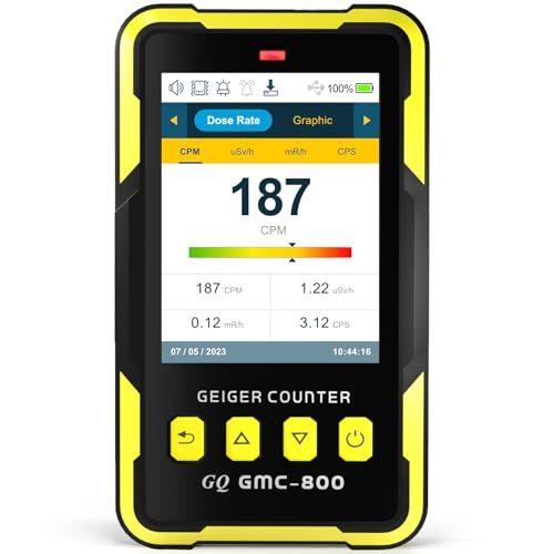 Kernstralingdetector GQ GMC-800 VS Ontwerp Product Amerikaanse Nationale Standaard 5 Alarmtypen Dosimeter Gegevens Opslaan & Wereldwijd Delen Bèta Gamma X-ray Draagbaar Multifunctioneel Apparaat