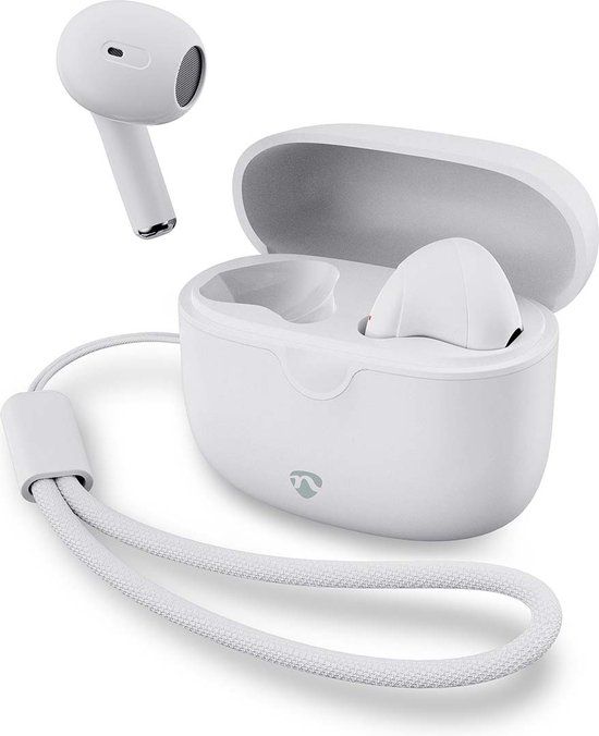 Nedis Volledig Draadloze Oordopjes - Bluetooth 5.3 - Wit
