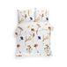 Heckett & Lane Flanel dekbedovertrek Yaza (Multi) - 200x200/220 cm