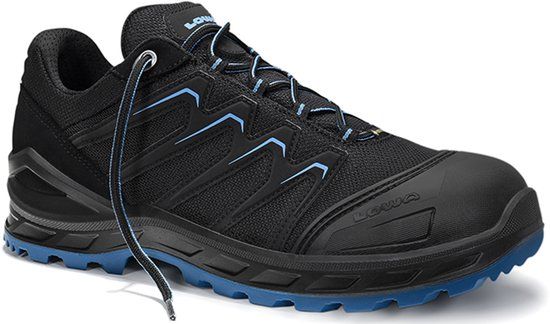 Lowa Larrox Work GTX Laag 5432 S3 - Zwart/Blauw - Maat 44