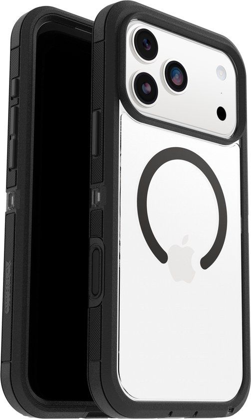 Otterbox Defender Pro XT - iPhone 17 Pro Max Hoesje - Magsafe Backcover - Zwart/Transparant