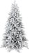 HOMCOM Kunstkerstboom Groen Kunststof, Metaal Ø110 x 180H cm