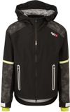 AGU Rainguard Pro Regenjas Fietsjas Waterdichte jas Reflecterende jas Unisex Zwart 20.000 mm waterkolom S