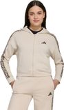 Adidas Sportswear Seasonals Animal Hoodie Met Lange Ritssluiting - Kinderen - Beige