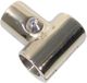 Oem Marine TOURON SA Roestvrij Staal 90° Te Openen T-connector Goud 22 mm