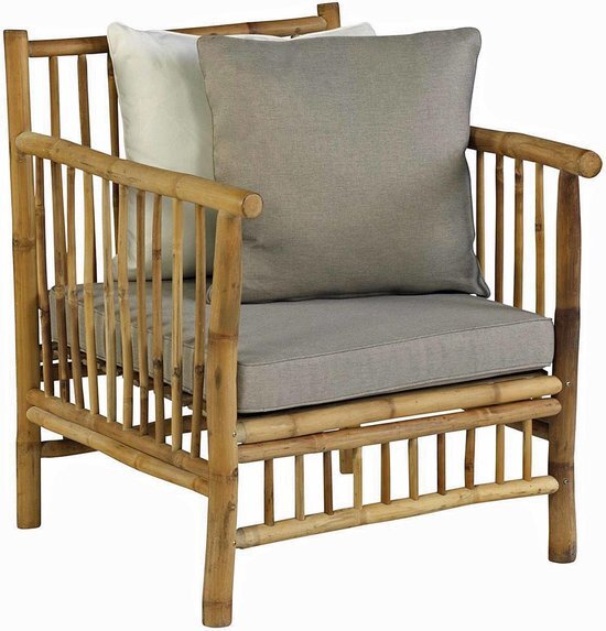 Exotan Bamboo loungestoel- bruin