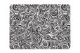 Premier Housewares 1203636 Paisley placemats, zwart, 4 stuks