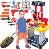 KinderSafe Kleine doe-het-zelf set met boormachine en transportkoffer