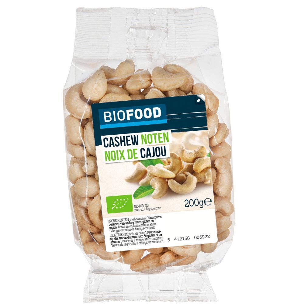 Biofood Biofood Cashewnoten Bio 200 g