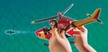 PLAYMOBIL Dinos 9430 Adventure Copter with Pterodactyl - Speelgoedset