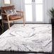 SAFAVIEH Fontana Shag Collection Tapijt, Korte Pool, Ivoor en Grijs, 122 x 183 cm