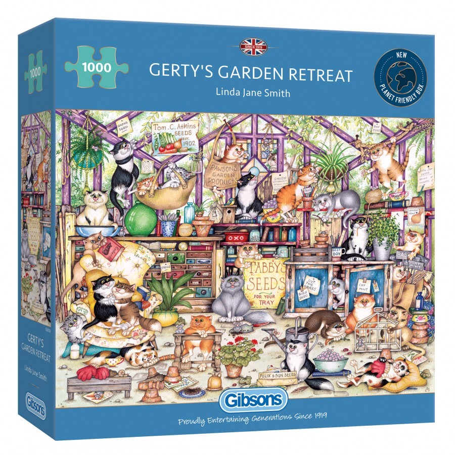Gibsons Gerty's Garden Retreat Puzzel (1000 stukjes)