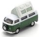 Schuco VW T2 Campingbus, groen/wit, 1:87