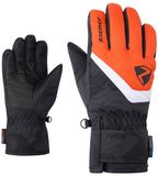 Ziener Loriko-z As Handschoenen Unisex Polyester Oranje, Zwart 6.5