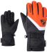 Ziener Loriko-z As Handschoenen Unisex Polyester Oranje, Zwart 6.5