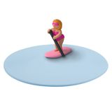 Lurch LCH210877 bekerdeksel Blauw, Roze 1 stuk(s) Silicone