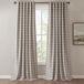 Madison Park Anaheim Cabin Plaid Gordijnvenster, Thermisch Geïsoleerde Fleece Voering, Woonkamer Decor Lichtblokkerende Drape voor Slaapkamer, 1-Single Panel Pack, 50 "x 108" Rod Pocket Bruin