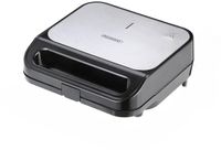 Monzana Tosti Apparaat - 3 in 1 Afneembare Platen - Zwart