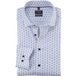 OLYMP Luxor Modern Fit chemise blanc, imprimé