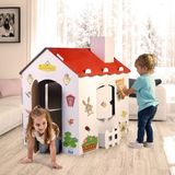Feber Kinderspeelhuis van karton (Ecohouse/Carton House)