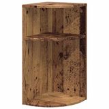 vidaXL Bijzettafel oudhout 29,6 x 29,6 x 60 cm bewerkt hout
