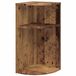 vidaXL Bijzettafel oudhout 29,6 x 29,6 x 60 cm bewerkt hout
