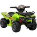 ALLAUVE Quad Électrique Enfant 6v, Voiture Tout-terrain Pour 18-36 Mois, Vitesse Max 2 Km/h, Couleur Vert