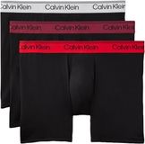 Calvin Klein Underwear - Heren Boxershorts - Zwart - Polyester/Elastaan - Maat S - Set van 3