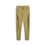 PUMA Sport fleece sweatpants met camouflageprint voor jongeren 128, Chai Latte Brown