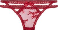 Hunkemöller Dames Lingerie String Irina - Rood - maat M