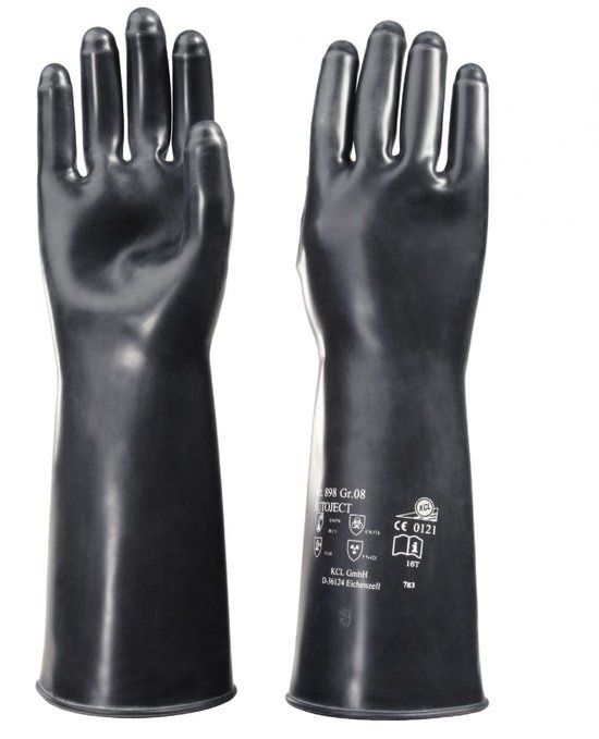 KCL by Honeywell KCL Butoject 898 Chemisch bestendige handschoen - 35 cm - zwart