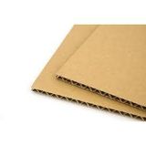 Klika Golfkartonnen platen enkelgolf 120 x 120 cm bruin | 100 stuks