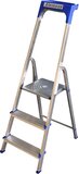 Alumexx Huishoudtrap - 3 treden - Aluminium - 150 kg - N-EN 2484 – EN 131
