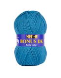 Hayfield Bonus DK dubbel breigaren, Royal Teal (558), 100g door Sirdar