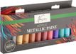 Nassau Fine Art Metallic Acrylverf Set - 12pcs 36ml Tubes