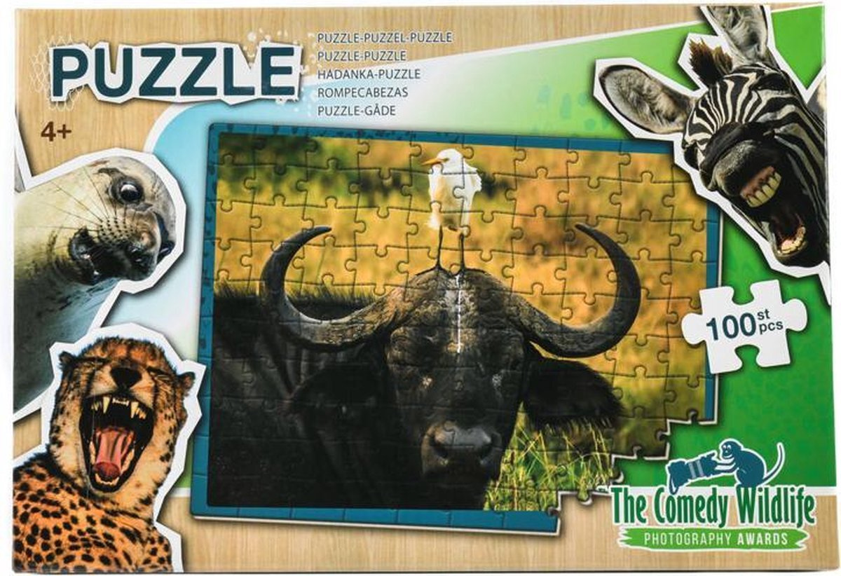 The Comedy Wildlife Puzzel The comedy wildlife - Kinderpuzzel - 100 stukjes - Dieren