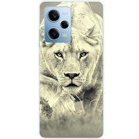 Lionne Bedrukt siliconen hoesje compatibel met Xiaomi Redmi Note 12 Pro 5G, Xiaomi Poco X5 Pro