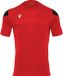 Macron Polis Chemise Manches Courtes Homme - Rouge / Noir | Taille : L